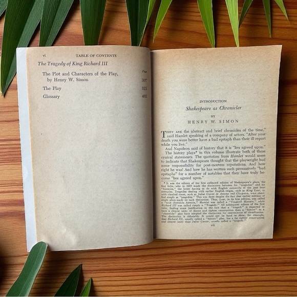 Vintage 1954 Four Great Historical Plays – William Shakespeare | Cardinal - Picture 8 of 10